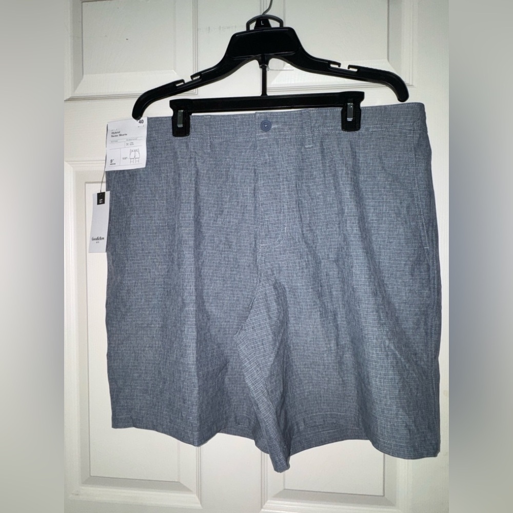 Target Men's Gray Flat Front Shorts